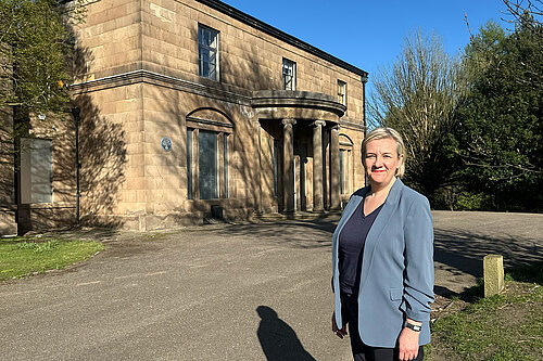 Lisa Smart MP at the Grade II* listed Woodbank Hall