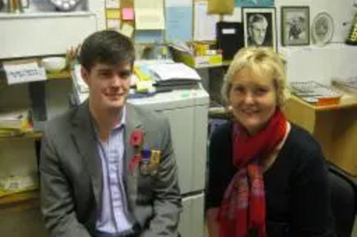 Richard Cann meets Terrye Teverson in her Truro Office