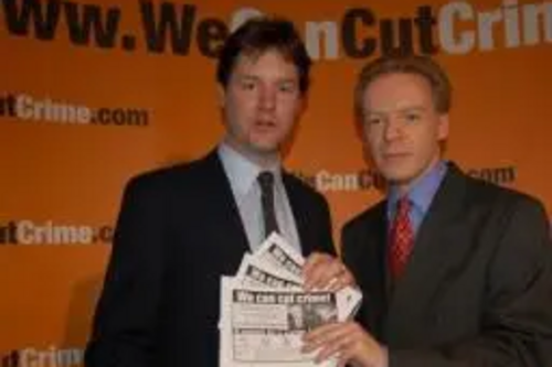 Stephen Robinson and Nick Clegg