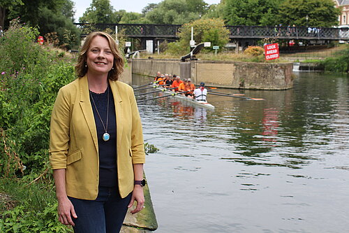 Cheney by some rowers on the River Cam