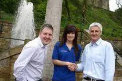 Cllr Dale Mulgrew Catherine Marcroft and Cllr William Hobhouse