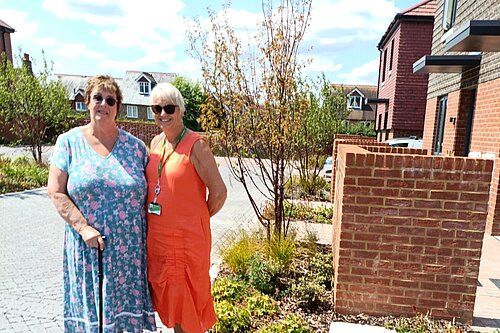 cllrs jane clark and kathy butler 