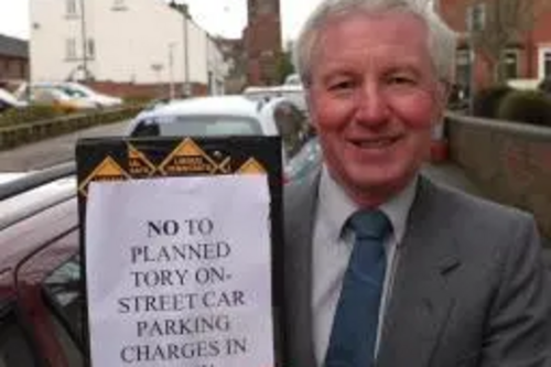 Roy Gregg in Market Street