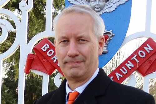 Gideon Amos at Vivary Park, Taunton