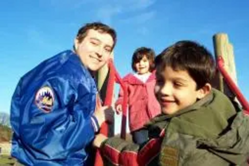 Ron Beadle - a father himself - welcomes new Sure Start facilities for young children and parents