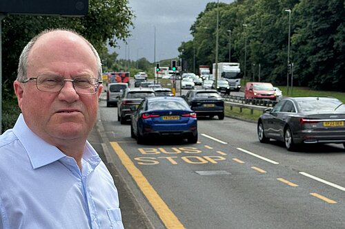 Geoffrey Samme on Bearsted Road