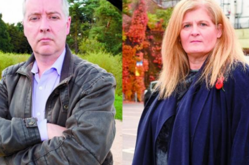 Council Leader, Simon Werner and Finance Lead, Lynne Jones 