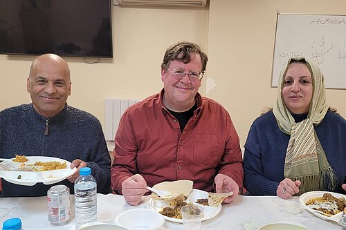 Grove Green Liberal Democrats joining the Leyton Jamia Masjid for Iftar
