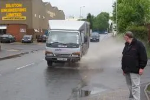 flooding in Spring Road