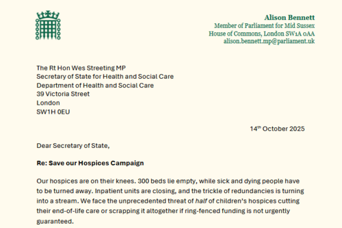 Letter to the Secretary of State