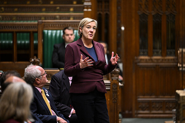 Lisa Smart MP speaking in the House of Commons. Photo courtesy of the House of Commons.