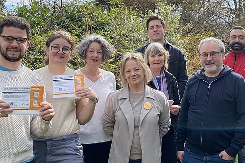 Lib Dem campaigners in Blackheath