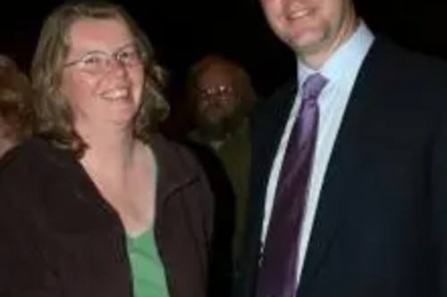 Nick Clegg with Claire Darke