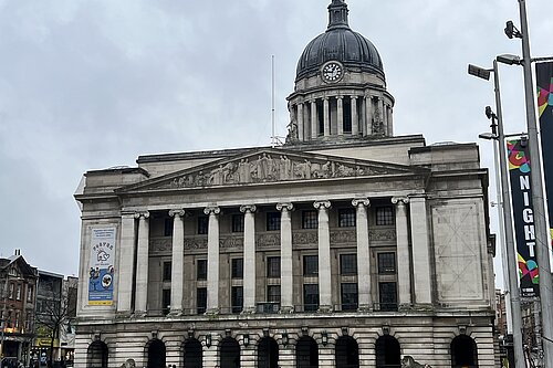 Nottingham Council House in Old Market Square