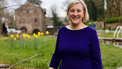 Lisa Smart MP at Marple Locks