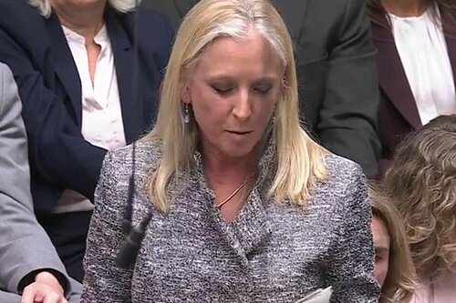 Roz speaking in Parliament