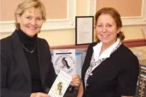 Terrye Teverson joining Kerrier and The Fal Credit Union with founder member Eileen Coleman