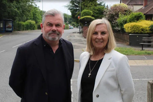 Mark Browne and Helen Speed