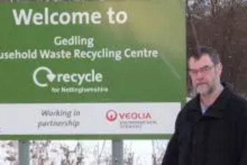 Paul at Gedling Recycling Centre