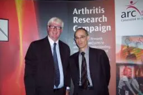 Rochdale MP Paul Rowen suporting the Arthritis Campaign
