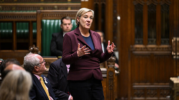 Lisa Smart MP speaking in Parliament © House of Commons