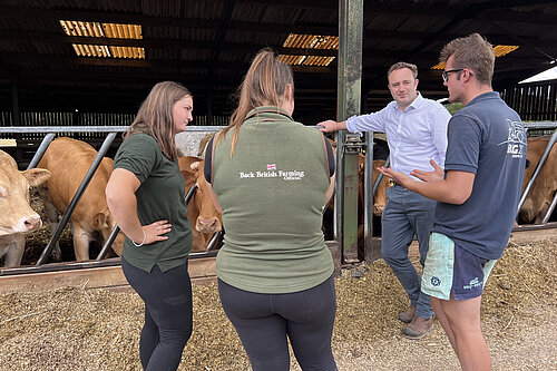 danny with young farmers