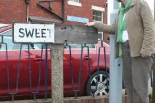 name plate - Sweetman Street