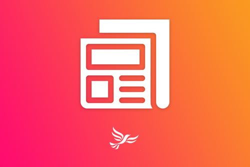 A graphic representation of news a news paper